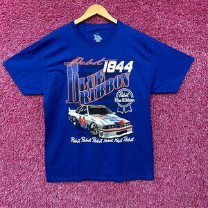 Pabst Blue Ribbon Racing 1844 Promo T-Shirt Large
